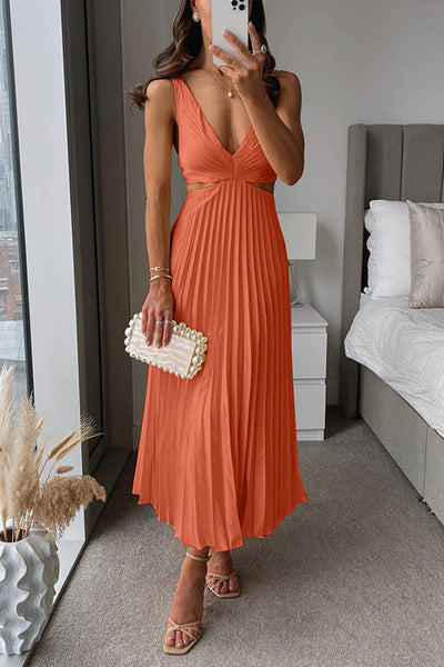Elin- Elegante vestido sin mangas.