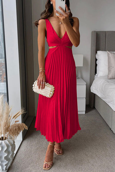 Elin- Elegante vestido sin mangas.