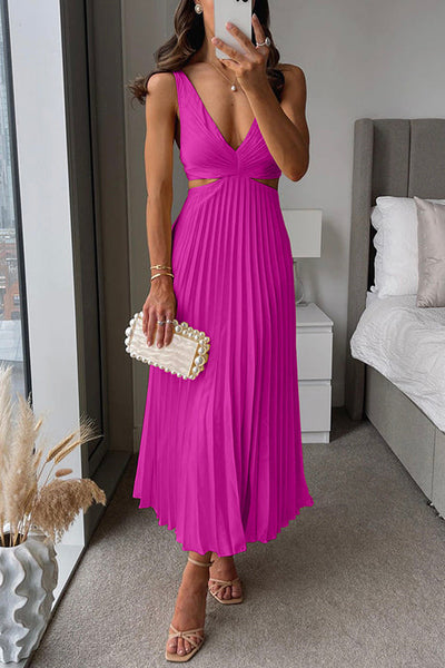 Elin- Elegante vestido sin mangas.