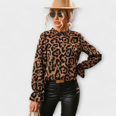 Kayla - Blusa de Leopardo
