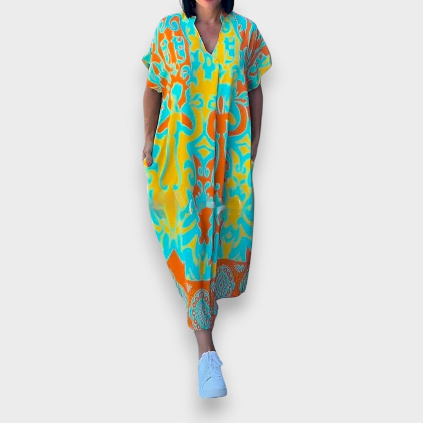 Amba – Vestido Floral Romántico y Elegante