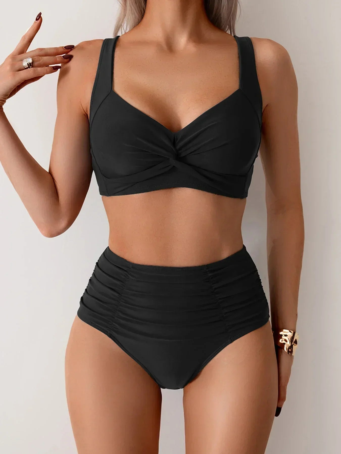 Nolwenn | Bikini Bandeau con Volantes
