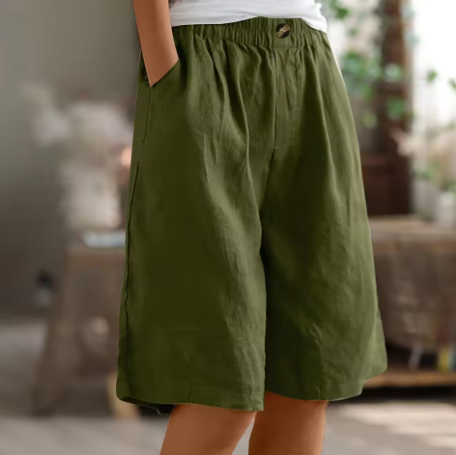 Hadubrandis – Pantalones Cortos Casual de Corte Suelto