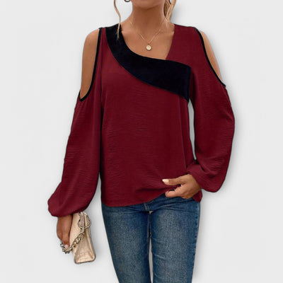 Scarlett - Blusa con Escote Cuadrado