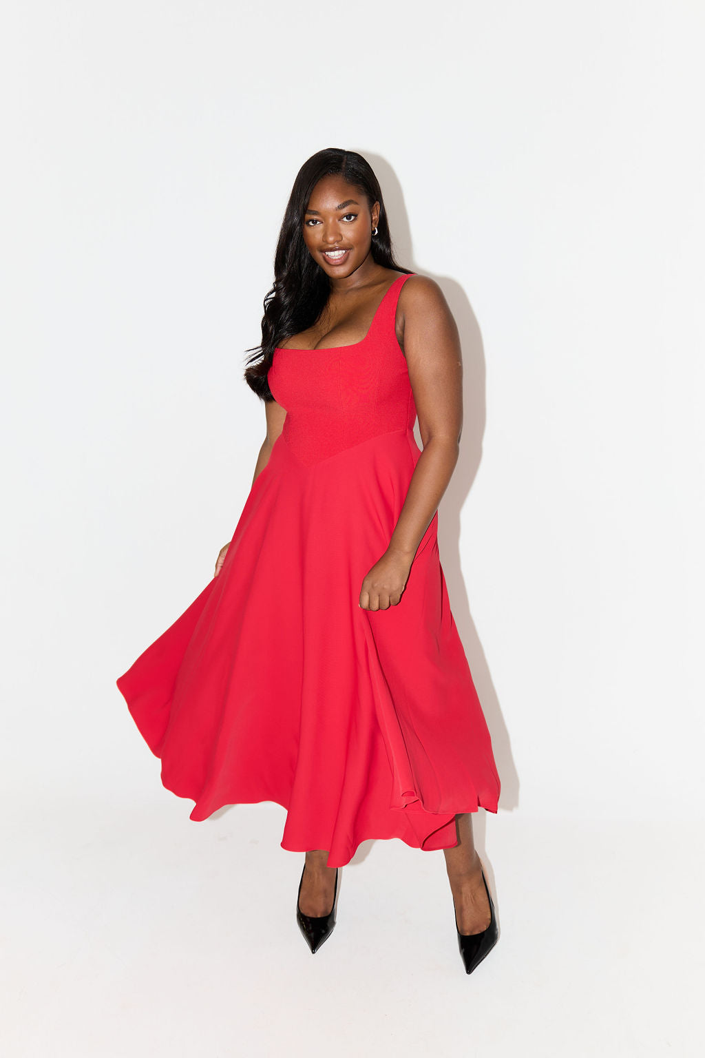 Amelia| Vestido Midi Flowy Atemporal
