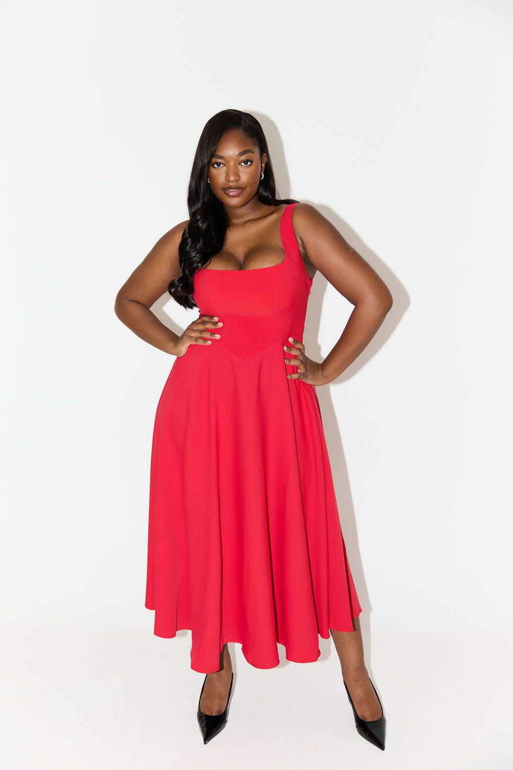 Amelia| Vestido Midi Flowy Atemporal